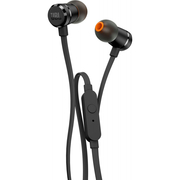 JBLTUNE290/In-earheadphoneswithmicrophone,Aluminumfinishes,Dynamicdriver8.7mm,Frequencyresponse20Hz-20kHz,1-buttonremotewithmicrophone,JBLPureBasssound,Tangle-freeflatcable,3.5mmjack,Black
