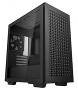 DEEPCOOLCH370Micro-ATXCase,withSide-Window(TemperedGlassSidePanel)Magnetic,withoutPSU,Pre-installed:Rear1x120mmfan,RetractableHeadsetholder,GPUholder,Dustfilters,Quick-releaseSSDmounting,2xUSB3.0.1xAudio,Black