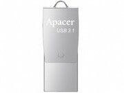 ФлешкаApacerAH750,64GB,USB3.1/Micro-USB,Silver,MetalCase
