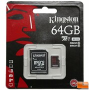 Kingston64GBSDHCUHS-ISpeedClassU3,633x,Read:upto90MB/s;Write:upto80MB/s,specialforvideo4K