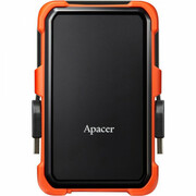 2.0TB(USB3.1)2.5"ApacerAC630Military-GradeShockproofHardDrive,Black-Orange(AP2TBAC630T-1)