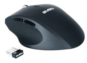 MouseWirelessSVENRX-525,2.4GHz,Laser800-1600dpi,DarkGrey,USB,weight85g
