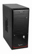 CaseATXGembird500W,GSC-PSU-007+cablePow-Ext.UPS-PC"PC-189-10",Black,2xUSB,Audio