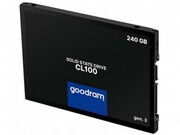 2.5"SSD240GBGOODRAMCL100Gen.3,SATAIII,Read:520MB/s,Writes:400MB/s,7mm,ControllerMarvell88NV1120,NANDTLC3D