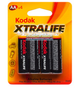 BatteryKodakXtralifeAlkalineAA,(LR6),1.5VAlcaline(KAA-4)