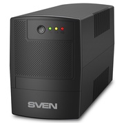 SVENUP-B800,Line-interactiveUPSwithAVR,800VA/390W,3xIEC(C13outlets),Input~175-290±3%/50,Output~230(-14/+10%)/50,Black