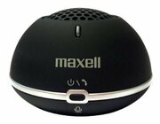 MAXELL"MXSP-BT01"Black,BluetoothPortableSpeaker,2WRMS,Bluetoothv.3.0,Speakerphonefunction:built-InMicrophone,RechargeableBattery(BatteryLife:13hours;ChargingTime:2.5hours),Dimension:80mmx50mm