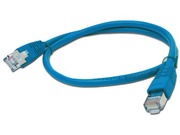 FTPPatchCord0.5m,Blue,PP22-0.5M/B,Cat.5E,moldedstrainrelief50u"plugs