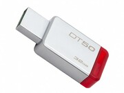 ФлешкаKingstonDataTraveler50,32GB,USB3.1,Silver/Red