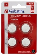 VerbatimLithiumBatteryCR20163V4pcs