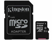 64GBKingstonCanvasSelectPlusSDCS2/64GBSPmicroSDHC,100MB/s,(Class10UHS-I)(carddememorie/картапамяти)