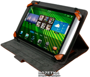 10.1"-TabletCase-PORT"CANCUNUniversal10.1"-Brown/Insidesize:255x180x12mm-portfoliowith3positionsforviewingvideoortypingonthescreenkeyboard,Specialhandleisidetoholdthetabletwith1hand,magneticclosing