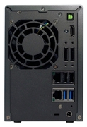 2-bayNASServerASUSTOR"AS6102T",IntelCeleronN3050(Dual-Core)1.6-2.16GHz,2GBDDR3L(Max.8GB),2.5"/3.5"SATAx2(HotSwap),USB3.0x3,USB2.0x2,eSATAx2,GigabitLANx2,HDMI,S/PDIF,AES-NI,Hard.transcoding,IR,Surveillance:<25(4Free)