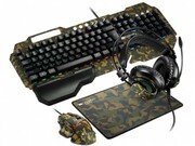 GamingKeyboard&Mouse&MousePad&HeadsetCanyonArgama,Military,USB/3.5mm