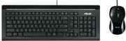 ASUSU2000Keyboard+Mouse,Black,USB(settastatura+mouse/комплектклавиатура+мышь)
