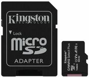 .64GBMicroSD(Class10)UHS-I(U1)+SDadapter,KingstonCanvasSelect+"SDCS2/64GB"(R:100MB/s)