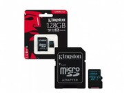 128GBMicroSD(Class10)UHS-I(U1)+SDadapter,KingstonCanvasSelect+"SDCS2/128GB"(R:100MB/s)