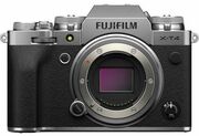 FujifilmX-T4SilverBody,26.1Mpix,23.5mmx15.6mm(APS-C)X-TransCMOS4;ISO51200;IBIS(SensorShift);UHD4K/60fps10bitVideo;425-pointhybridAFSystem;X-ProcessorPro4Engine;RAW+JPEG;WI-FI&BluetoothVer.4.2;3,69EVF;3,0LCD1620KF