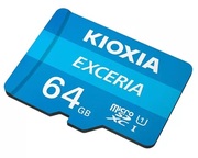 64GBKioxiaExceriaLMEX1L064GG2microSDHC,100MB/s,(Class10UHS-I)+AdapterMicroSD->SD(carddememorie/картапамяти)