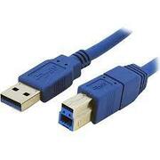 CableUSBCCP-USB3-AMBM-6,1.8m,USB3.0super-speedA-plugB-plug,Gold-platedcontacts,Blue
