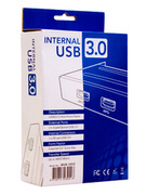 CaseFrontPanelChieftecMUB-3002with2xUSB3.0Interface:3.5"/USB3.0Onboardsockets/Datatransferrate:upto5GBit/s(USB3.0Super-Speed)/PowerConnector