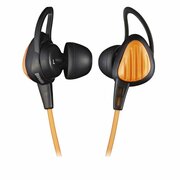 MAXELL"HP-S20"Orange,SportsEarphones,IPX7standard–Sweatresistantandwashable,"RabbitSupport"-fityourearscomfortablyandsecurely,Idealforwearingwithsunglasses,Softsiliconeartips,1.2mcablewithclip,L-Plug