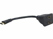 GEMBIRDDSP-2PH4-002CableHDMIPassivedualportcable,Black