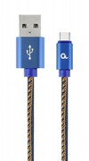 CableUSB2.0/Type-CPremiumJeans-2m-CablexpertCC-USB2J-AMCM-2M-BL,Blue,USB2.0A-plugtotype-Cplug,blister