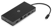 HPTravelUSB-CMultiPortHub,HDMI,VGA,2xUSB3.0,USB-CwithPowerShare,LAN,SDandMicroSD