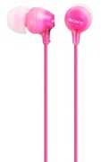 EarphonesSONYMDR-EX15AP,Miconcable,4pin3.5mmjackL-shaped,Cable:1.2m,Pink