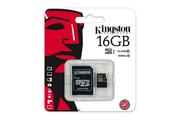 KingstonSDC10G2/16GBmicroSDHC(Class10UHS-I)+AdapterMicroSD->SD(carddememorie/картапамяти)