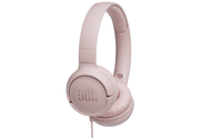 JBLTUNE500/On-earHeadsetwithmicrophone,Dynamicdriver32mm,Frequencyresponse20Hz-20kHz,1-buttonremotewithmicrophone,JBLPureBasssound,Tangle-freeflatcable,3.5mmjack,Pink