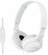HeadphonesSONYMDR-ZX110AP,Miconcable,4pin3.5mmjackL-shaped,Cable:1.2m,White