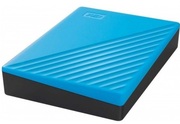 2.5"ExternalHDD4.0TB(USB3.0)WesternDigital"MyPassport",Blue,Durabledesign