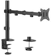 Armfor1monitor17"-32"GembirdMA-D1-01,Adjustabledeskdisplaymountingarm(rotate,tilt,swivel),VESA75/100,upto9kg,black