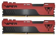 64GB(Kitof2x32GB)DDR4-3200VIPER(byPatriot)ELITEII,Dual-ChannelKit,PC25600,CL18,1.35V,RedAluminumHeatShiledwithBlackViperLogo,IntelXMP2.0Support,Black/Red