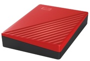 2.5"ExternalHDD4.0TB(USB3.0)WesternDigital"MyPassport",Red,Durabledesign