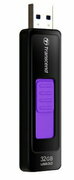32GBUSBFlashDriveTranscend"JetFlash760",Black/Violet,Capless,Hi-Speed,Retail,USB3.0/2.0