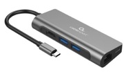 Adapter5-in-1Type-CtoLAN/HDMI/USB3.0/SDcardreader/Type-Csocket,CablexpertA-CM-COMBO5-01