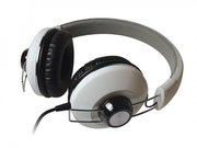 MAXELL"MXH-HP600-RetroDJII"White,Headphoneswithin-lineMicrophone,VolumeControl,Handsfreecallingfeatures,Steelframedesign,Stylishcoiledcable,1.2m
