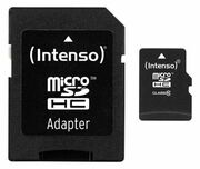 Intenso®MICROSecureDigitalCards,16GB+SDAdapter,Class10
