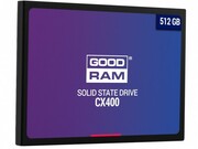 2.5"SSD512GBGOODRAMCX400,SATAIII,Read:550MB/s,Write:490MB/s,7mm,ControllerPhisonPS3111-S11,3DNANDTLCSSDPR-CX400-512