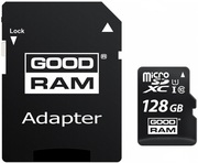 128GBGoodRAMmicroSDXCClass10UHS-I+SDadapter,Upto:100MB/sM1AA-1280R12