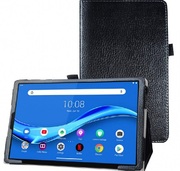 TabletCaseBookPULeatherforLenovoTabM10FHDPlusTB-X606X,Black