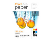 ColorWayHighGlossyPhotoPaper4R,240g/m2,20pack