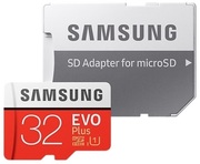 .32GBMicroSD(Class10)UHS-I(U1)+SDadapter,SamsungEVOPlusMB-MC32GA(R/W:95/20MB/s)