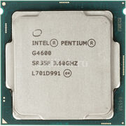 ПроцессорIntelPentiumG4600Dual-Core,S1151,3.6GHz,3MBCache,Intel®HDGraphics630,14nm51W,tray