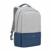 BackpackRivacase7567,forLaptop17,3""&Citybags,Gray/DarkBlue