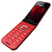 AIWAMultifunctionalMobileFlipPhoneFP-24,Red