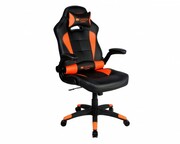 GamingChairCanyonVigil,Maximumload130kg,Headrest&Lumbarcushion,Black/Orange